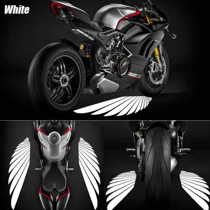 Lumières “Ailes d’Ange” moto – Sécurité & style nocturne
