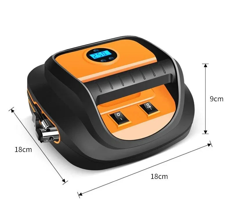 Compresseur d’Air 12V - Gonflage rapide pour pneus voiture