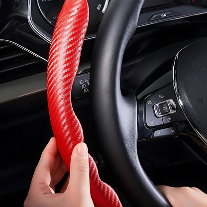 Housse de volant carbone premium : contrôle et style