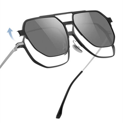 Lunettes Magnétiques 3-en-1 Polarisées – Vision Claire Jour & Nuit