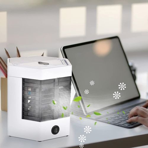 ❄️ Rafraîchisseur d'Air Portable 2-en-1 avec Brumisateur USB