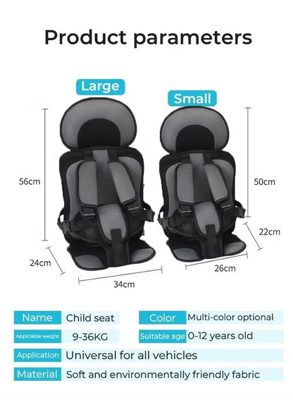 Siège Auto Bébé en Tissu – Sécurité et Confort Optimal pour Tous Vos Voyages