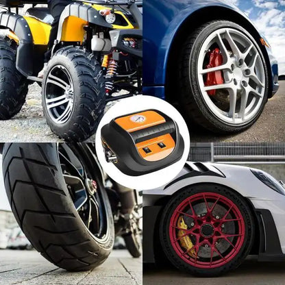 Compresseur d’Air 12V - Gonflage rapide pour pneus voiture