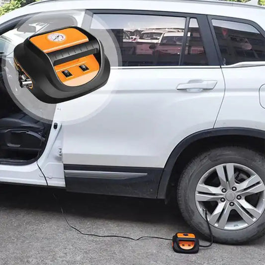 Compresseur d’Air 12V - Gonflage rapide pour pneus voiture