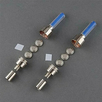 (4pcs) LED Valve Lumière – Sécurité & Style