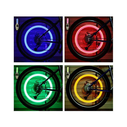 (4pcs) LED Valve Lumière – Sécurité & Style