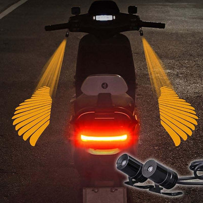 Lumières “Ailes d’Ange” moto – Sécurité & style nocturne