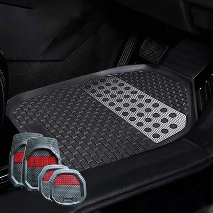 5(pcs) Tapis de sol 3D Protection totale, propreté durable et confort.