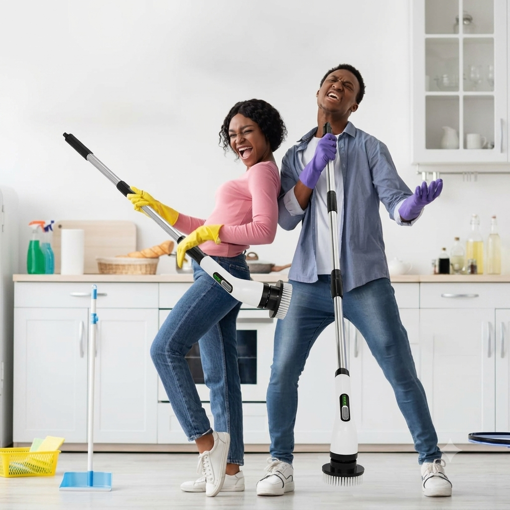 Brosse Électrique Sans Fil pour un Nettoyage Sans Effort