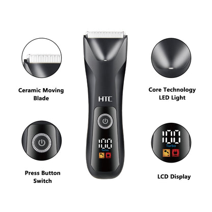 HTC AT-018 – Tondeuse Corps Rechargeable Pour Un Rasage Impeccable