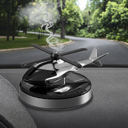Hélicoptère parfumé solaire pour voiture