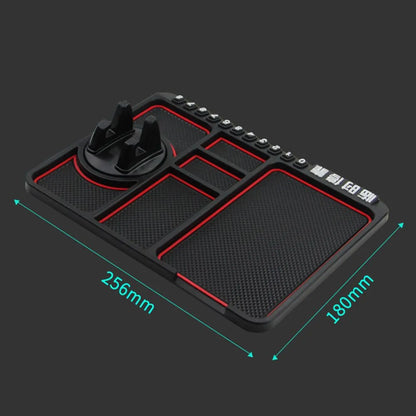 Support Téléphone Voiture 4×1 - Antidérapant avec Rotation 360°