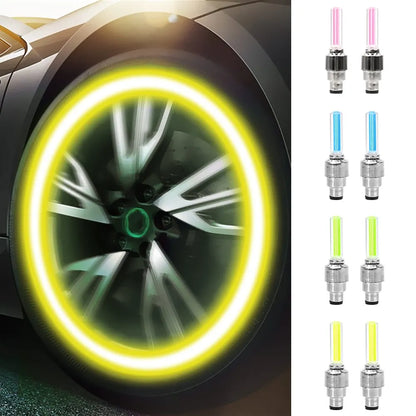 4pcs LED Valve Lumière Universelles – Sécurité & Style