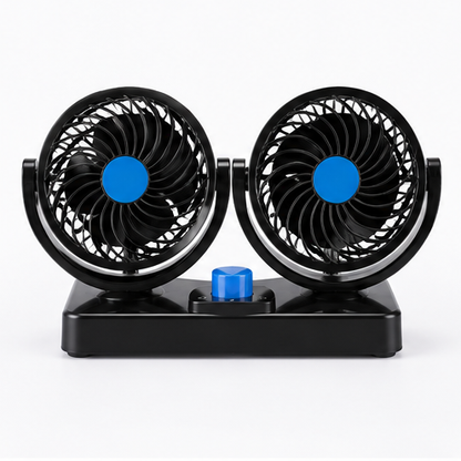 🌬️ Ventilateur Double Tête pour Voiture – Mitchell Mars-304