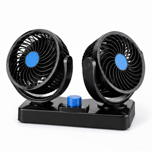 🌬️ Ventilateur Double Tête pour Voiture – Mitchell Mars-304