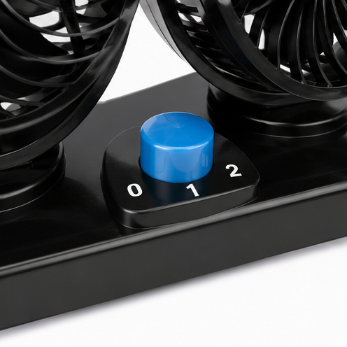 🌬️ Ventilateur Double Tête pour Voiture – Mitchell Mars-304
