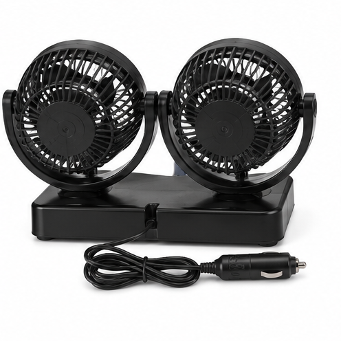 🌬️ Ventilateur Double Tête pour Voiture – Mitchell Mars-304