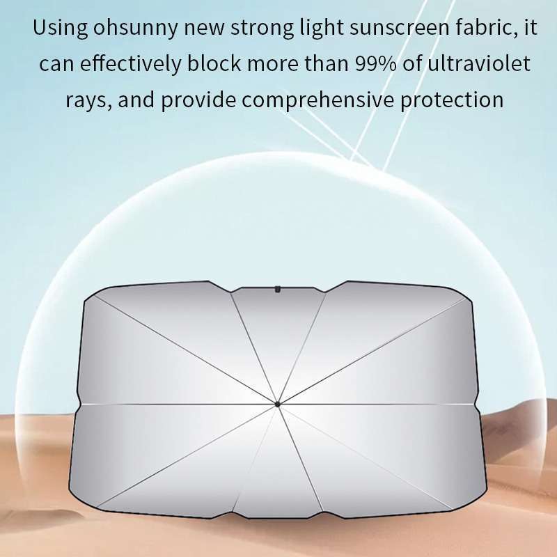 Parasol Pare-Brise Pliable Premium – Gardez votre voiture fraîche même en plein été