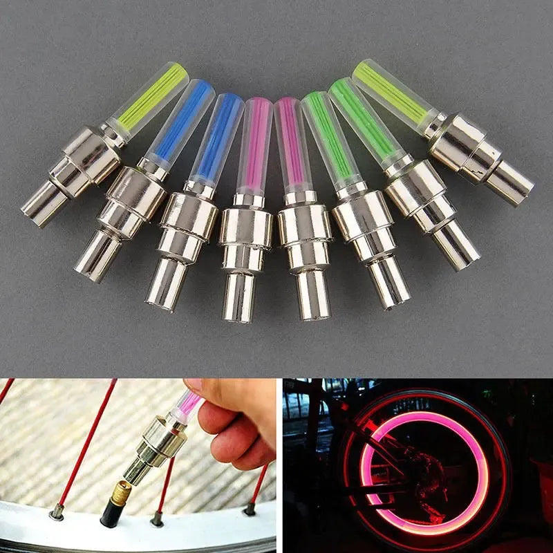 (4pcs) LED Valve Lumière – Sécurité & Style