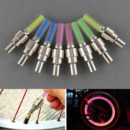 (4pcs) LED Valve Lumière – Sécurité & Style
