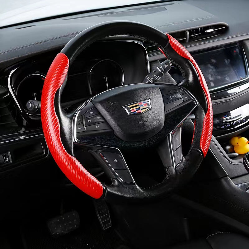 Housse de volant carbone premium : contrôle et style