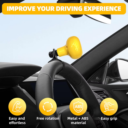 Pommeau de Volant Rotatif 360° – Conduite Facile et Contrôle Total