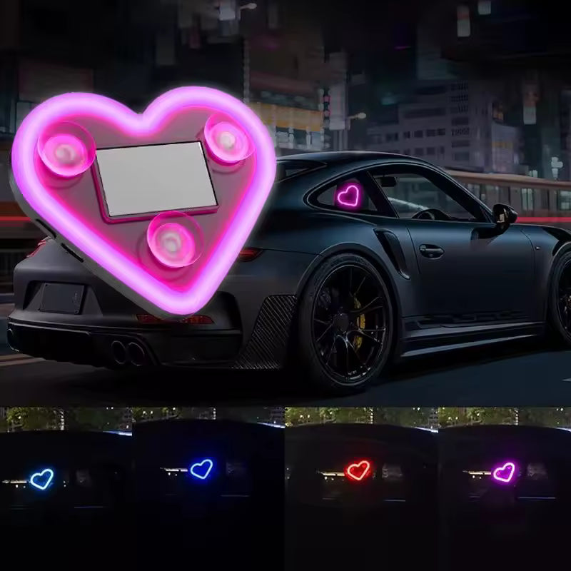 Lumière Cœur Luxueuse pour Voiture