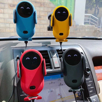 Support Auto Intelligent avec Chargeur Sans Fil - Rotation 360°