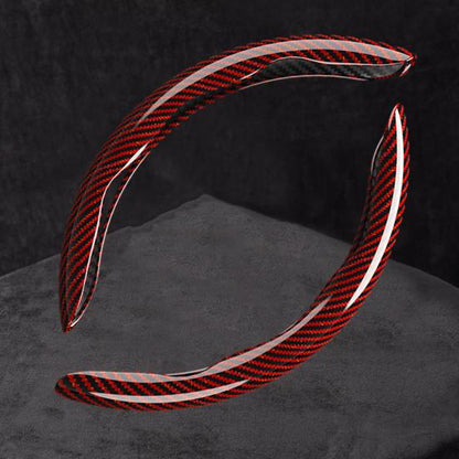 Housse de volant carbone premium : contrôle et style (Red)