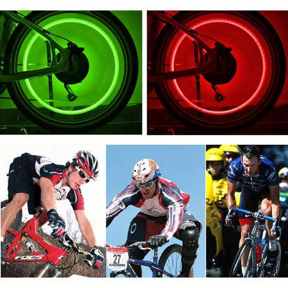 (4pcs) LED Valve Lumière – Sécurité & Style