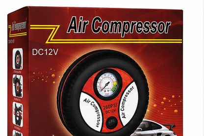 🚗 Compresseur d'Air Portable 12V – 260 PSI