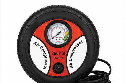 🚗 Compresseur d'Air Portable 12V – 260 PSI