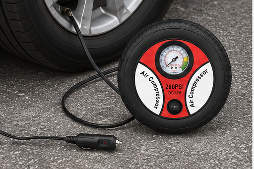 🚗 Compresseur d'Air Portable 12V – 260 PSI
