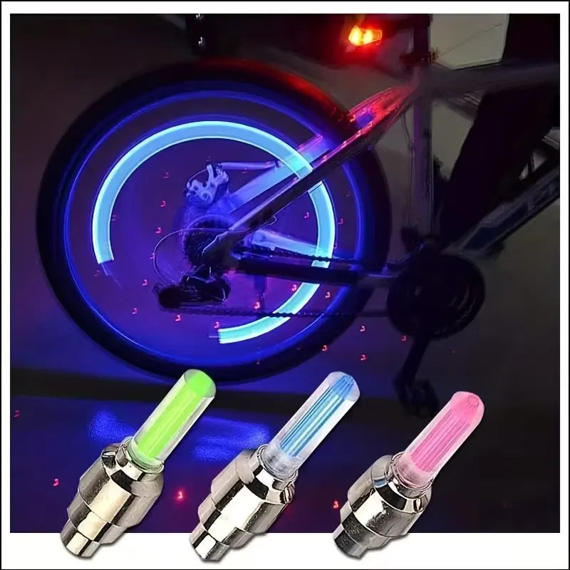 (4pcs) LED Valve Lumière – Sécurité & Style