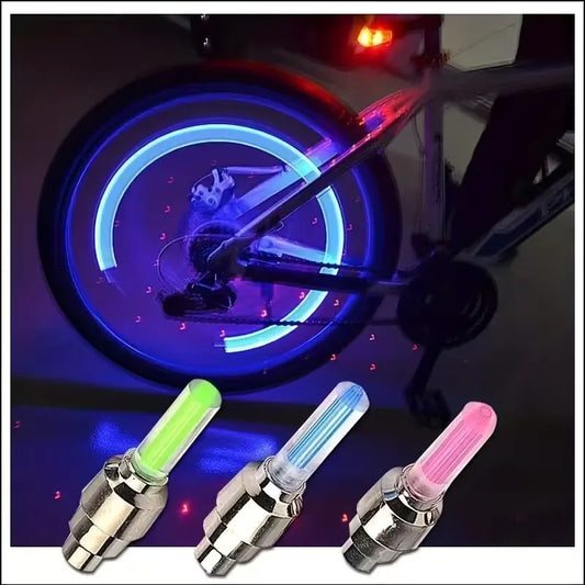 (4pcs) LED Valve Lumière – Sécurité & Style