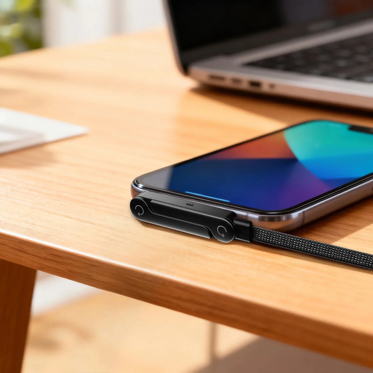Support Téléphone Pliable avec Charge Rapide 240W (2 en 1)
