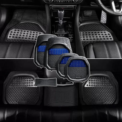 5(pcs) Tapis de sol 3D Protection totale, propreté durable et confort.