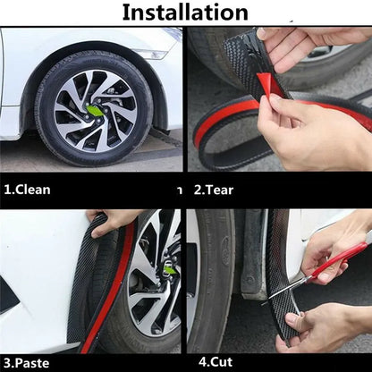 4pcs Protecteurs d’Ailes Voiture Anti-Rayures – Fit Universel