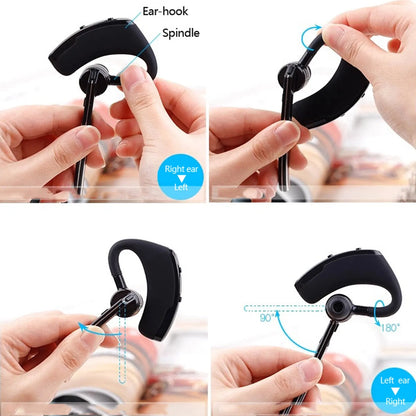 Écouteur Bluetooth Professionnel – Micro Long et Confort Tout Jour