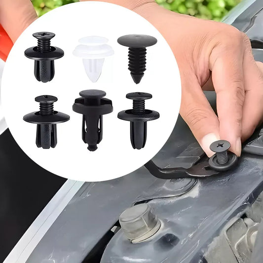 Kit 100 pièces – Clips de fixation automobile universels