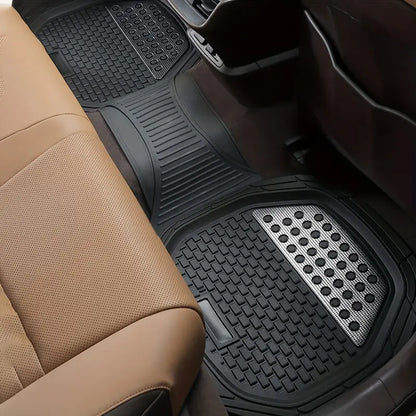 5(pcs) Tapis de sol 3D Protection totale, propreté durable et confort.